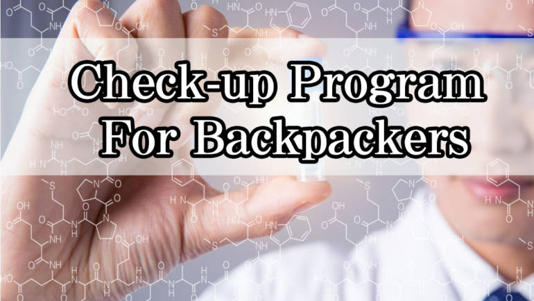 Check-up Program For Backpackers